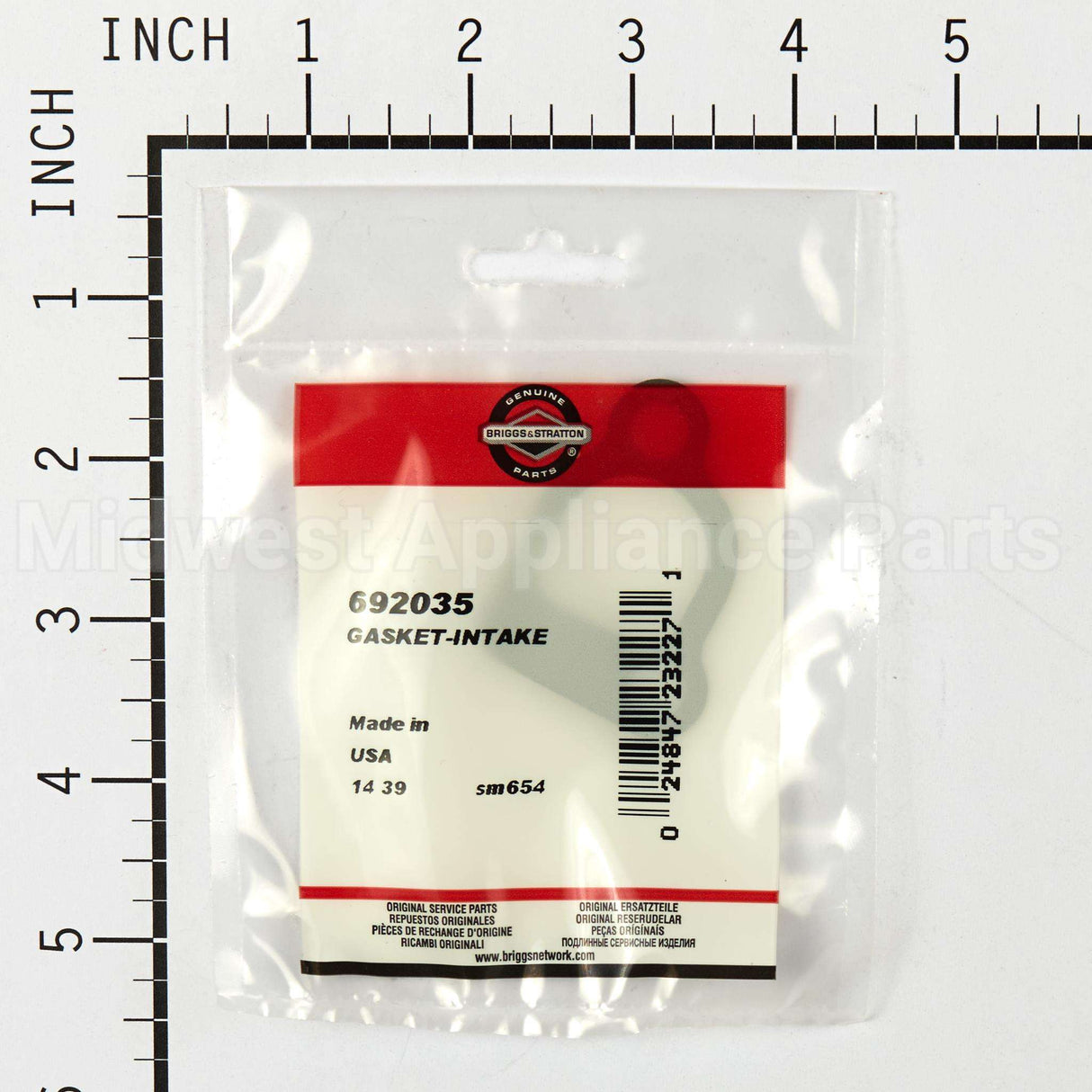 692035 Briggs & Stratton Gasket-Intake