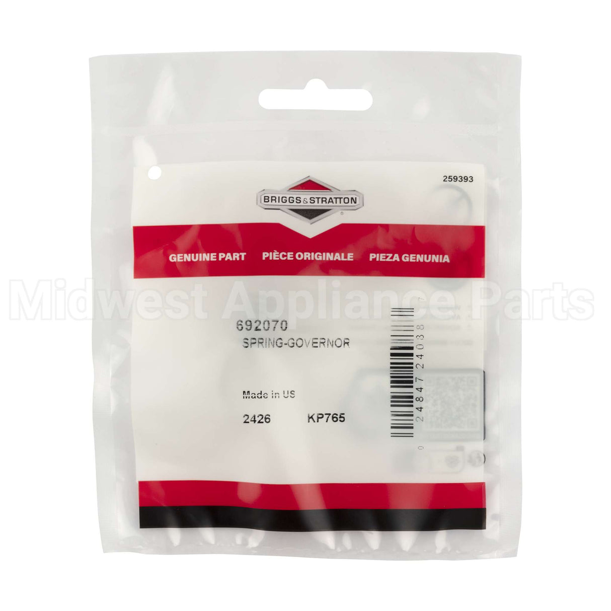 692070 Briggs & Stratton Spring-Governor