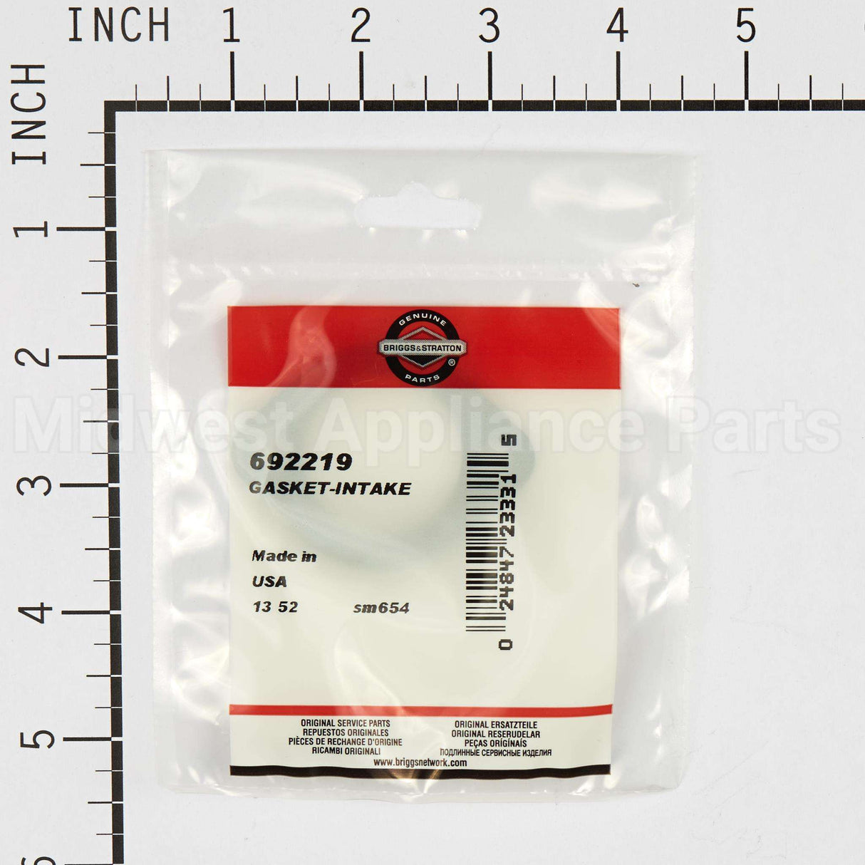 692219 Briggs & Stratton Gasket-Intake