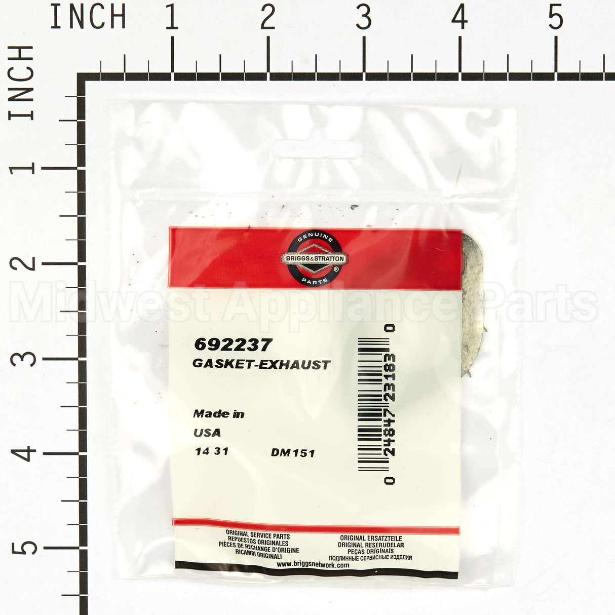 692237 Briggs & Stratton Gasket-Exhaust