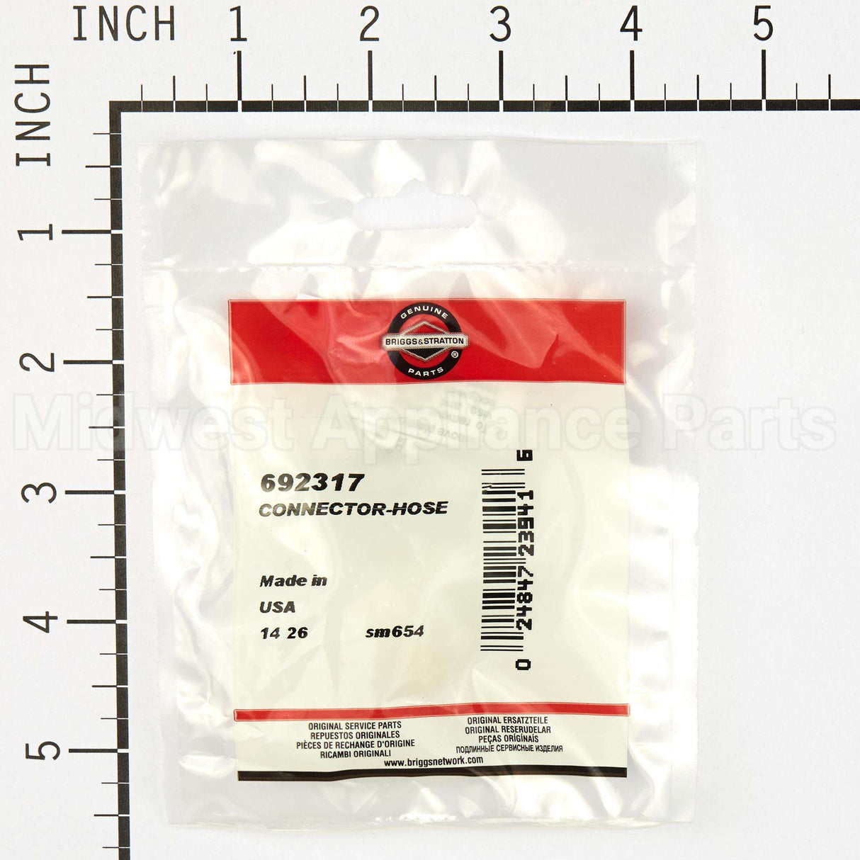 692317 Briggs & Stratton Connector-Hose