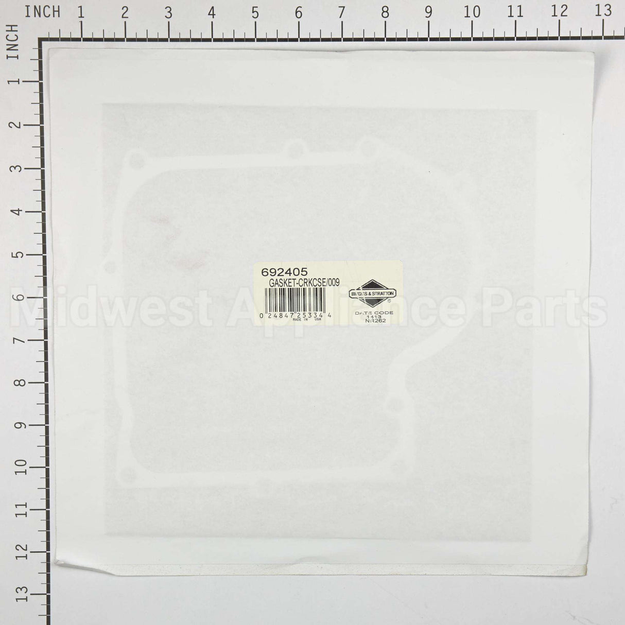 692405 Briggs & Stratton Gasket-Crkcse/009