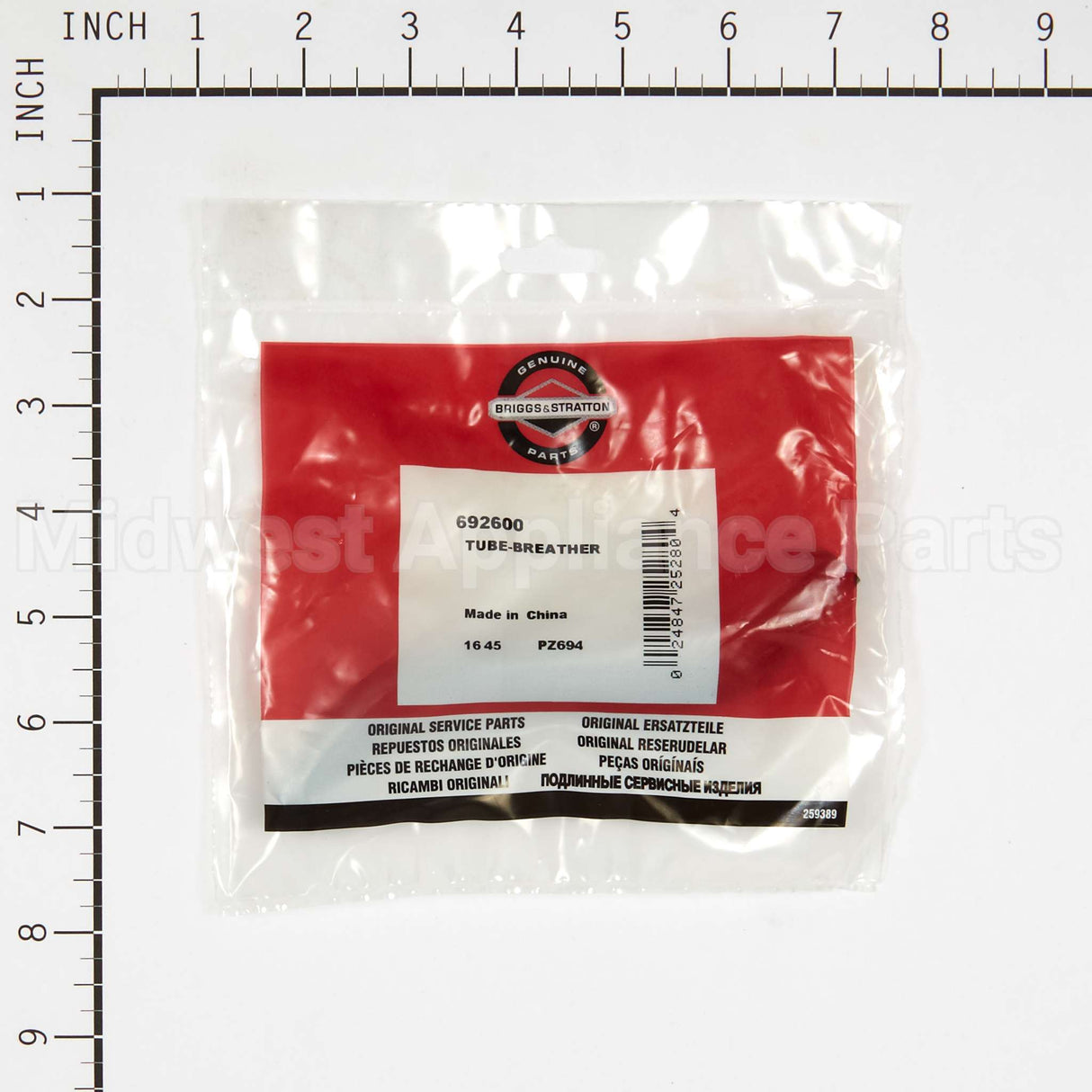 692600 Briggs & Stratton Tube-Breather