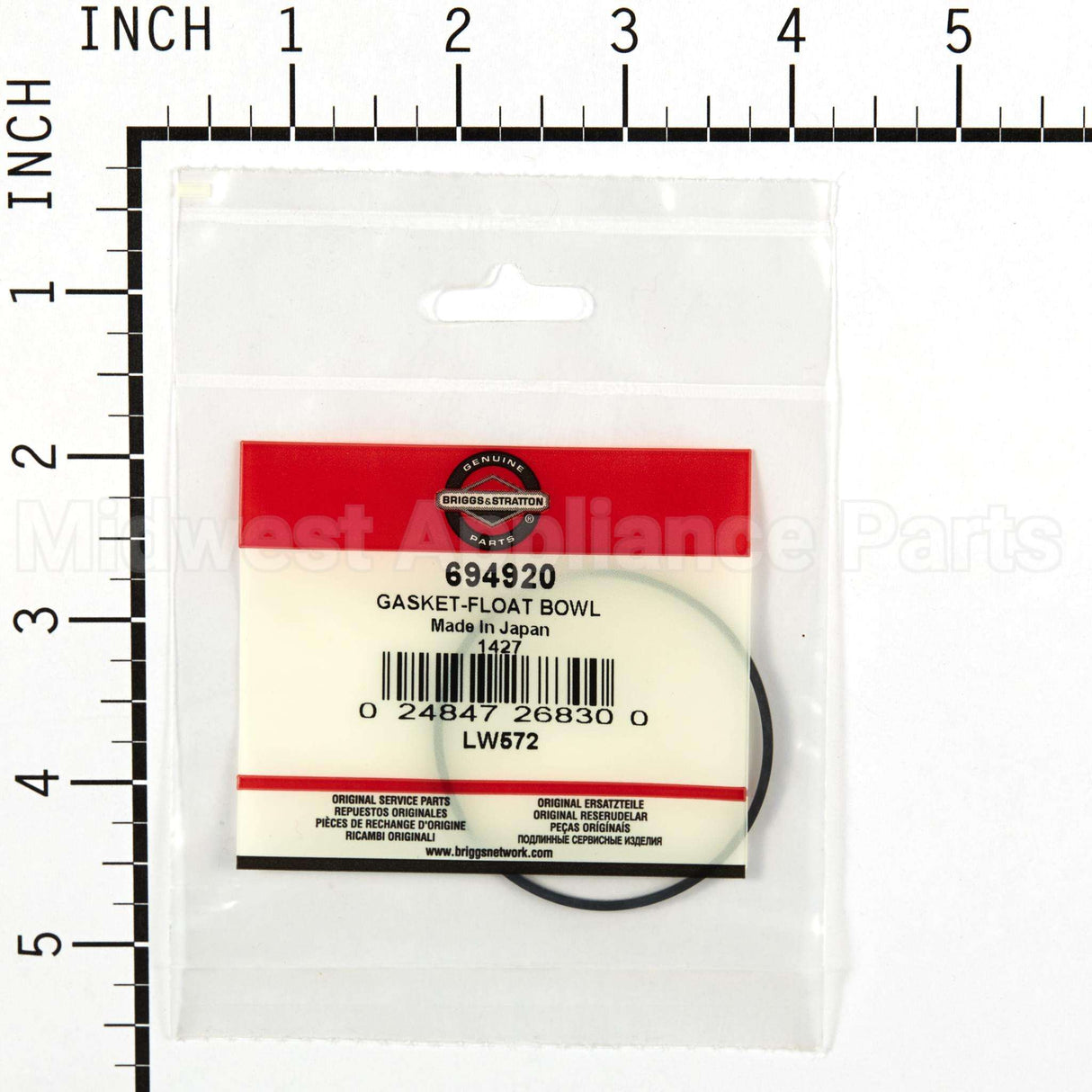 694920 Briggs & Stratton Gasket-Float Bowl
