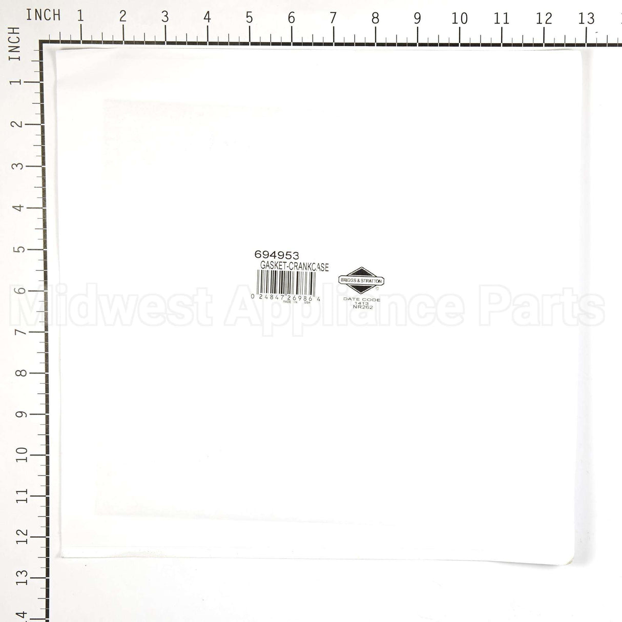 694953 Briggs & Stratton Gasket-Crankcase