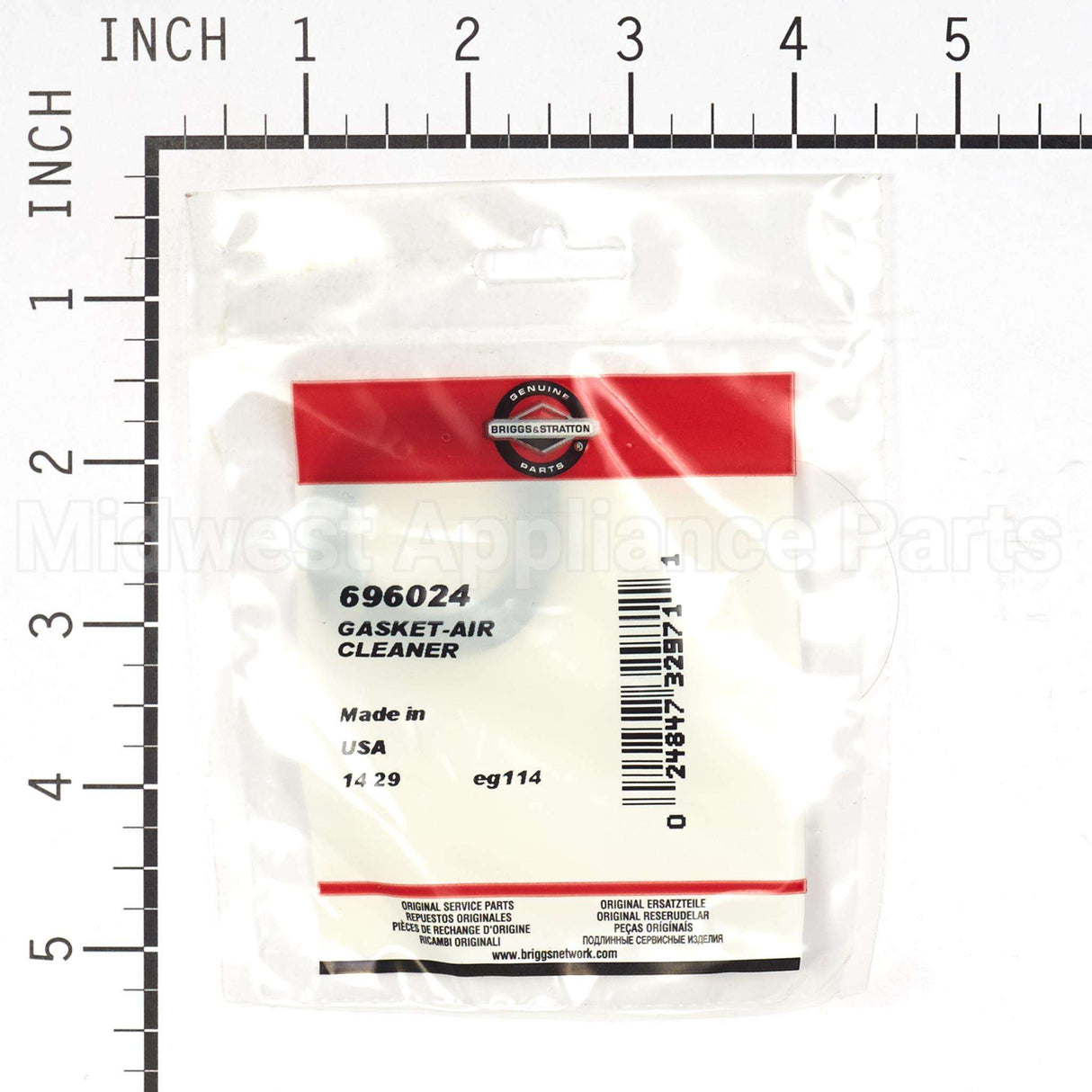 696024 Briggs & Stratton Gasket-Air Cleaner