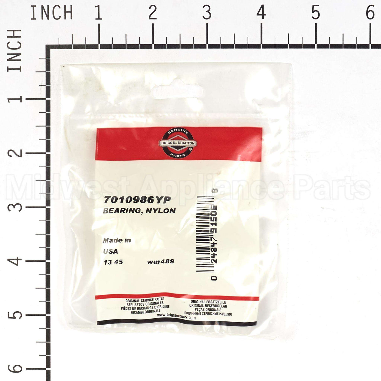 7010986YP Briggs & Stratton Bearing Nylon