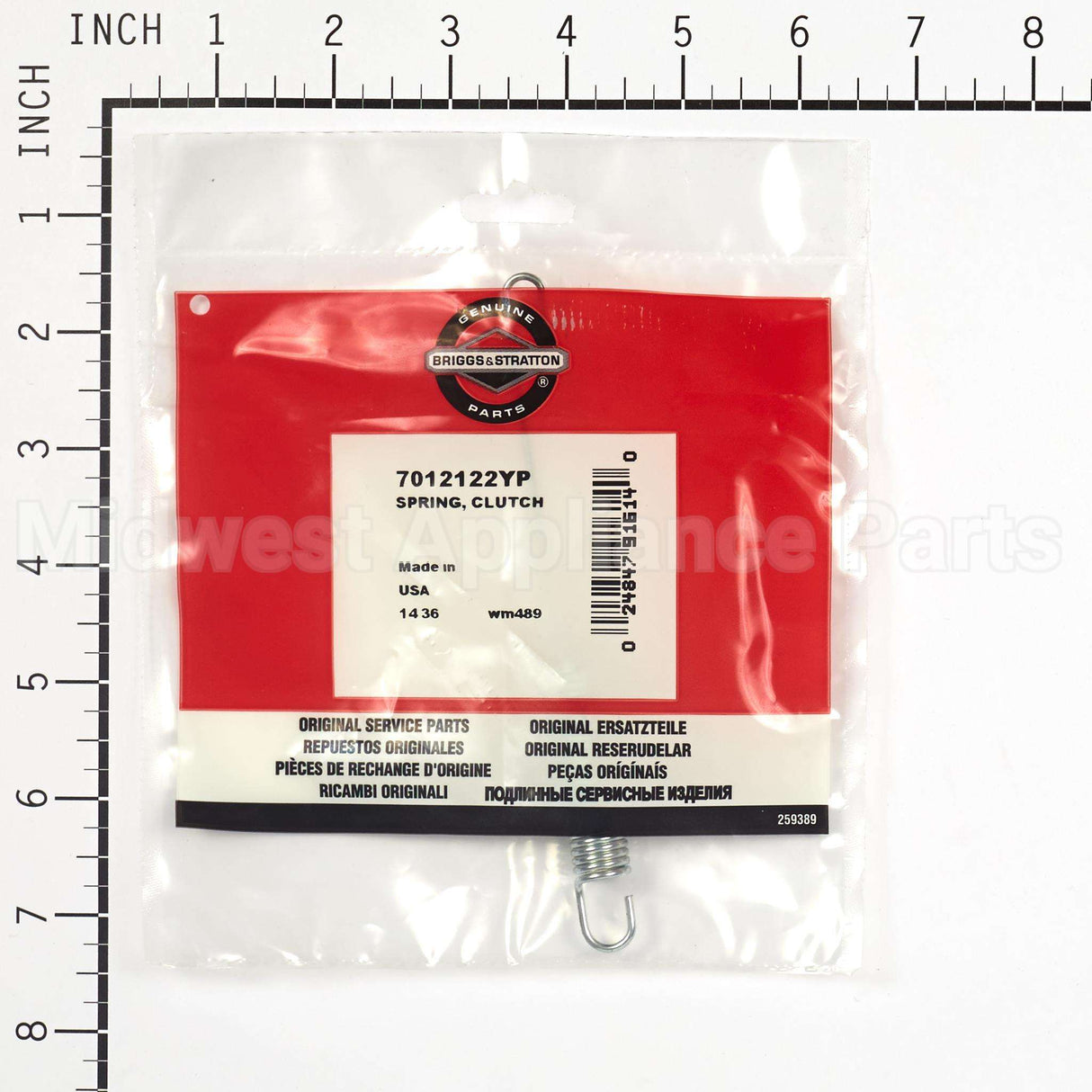 7012122YP Briggs & Stratton Spring Clutch