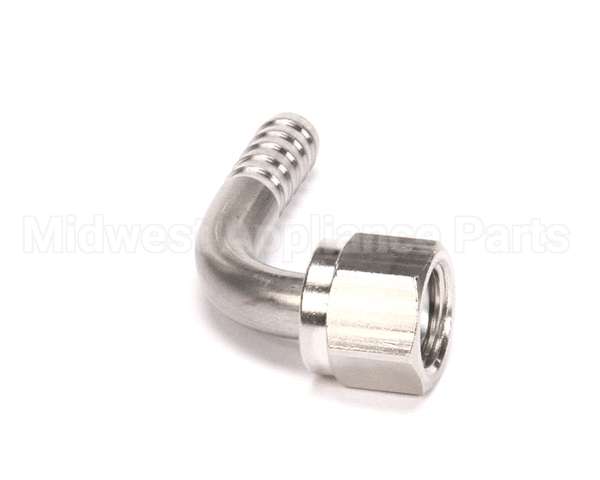 7013 Multiplex Elbow 1/4 Sw Nut X 1/4 Barb Ss