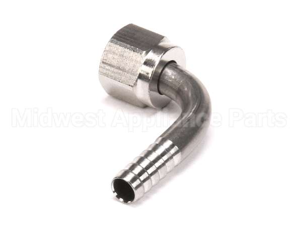 7013 Multiplex Elbow 1/4 Sw Nut X 1/4 Barb Ss