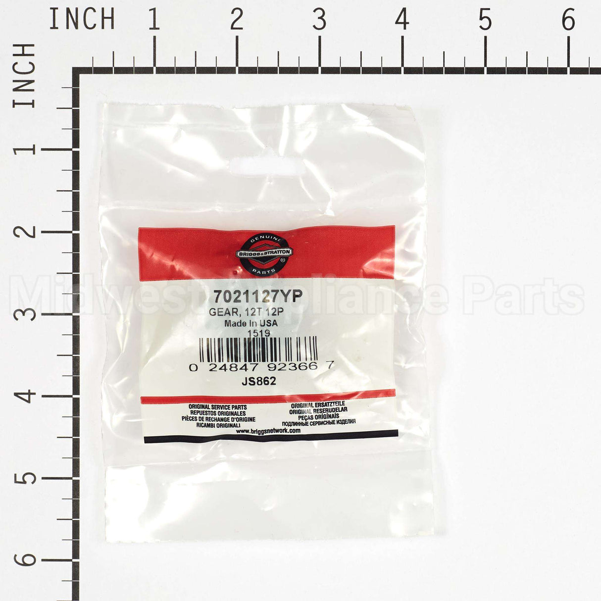 7021127YP Briggs & Stratton Gear 12T 12P