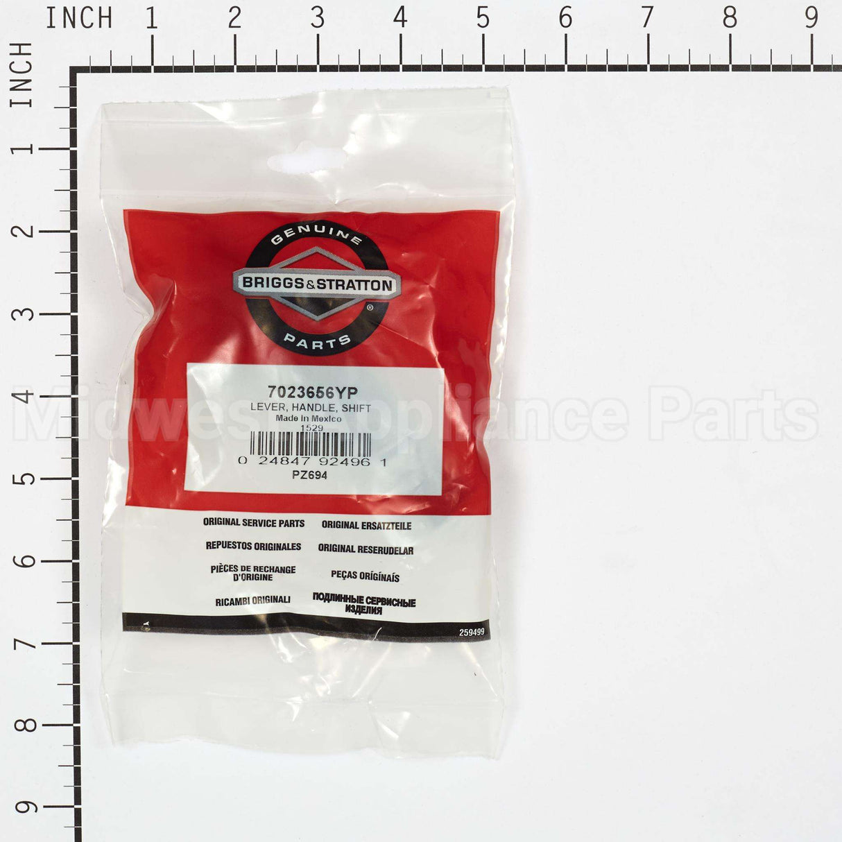 7023656YP Briggs & Stratton Lever Handle Shift