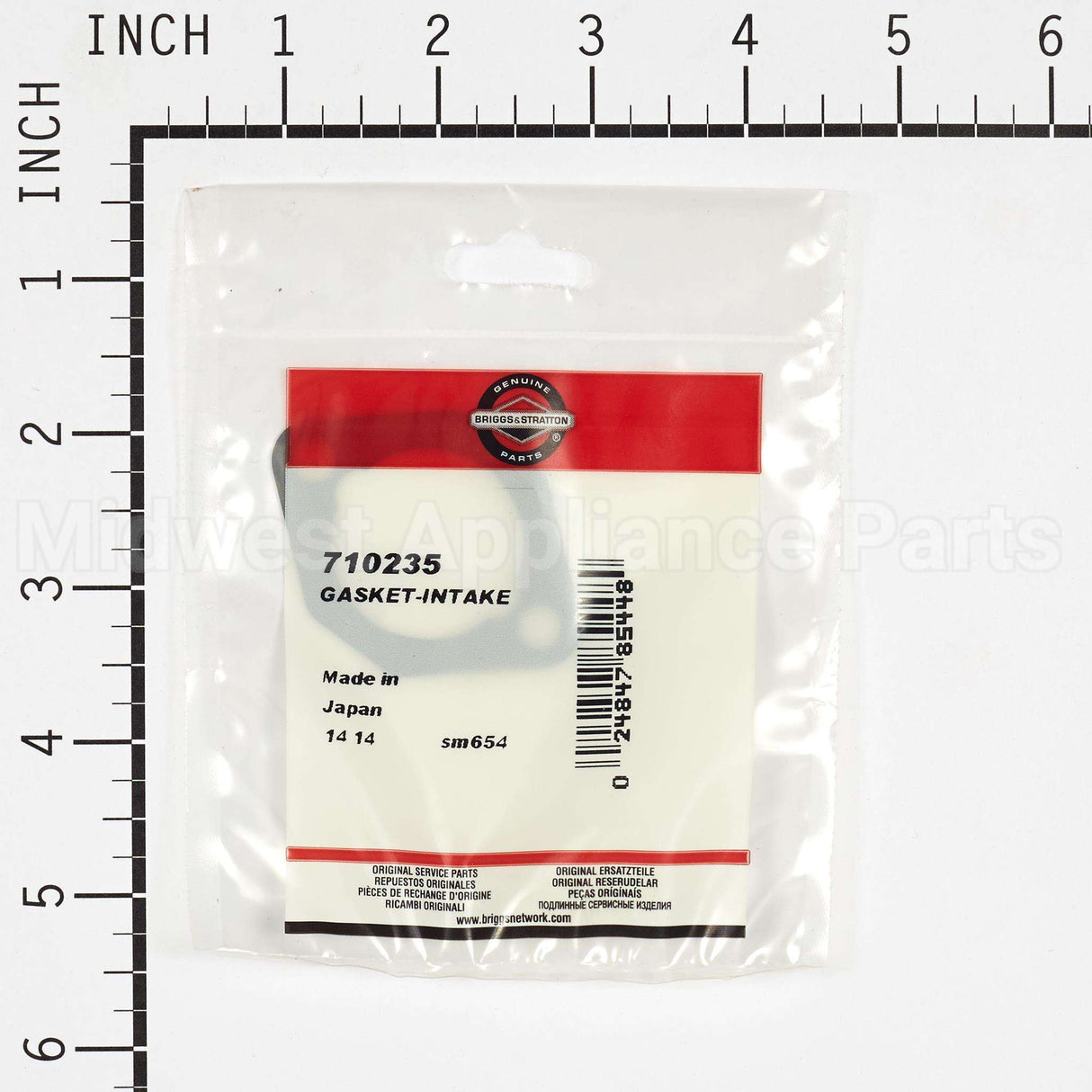 710235 Briggs & Stratton Gasket-Intake