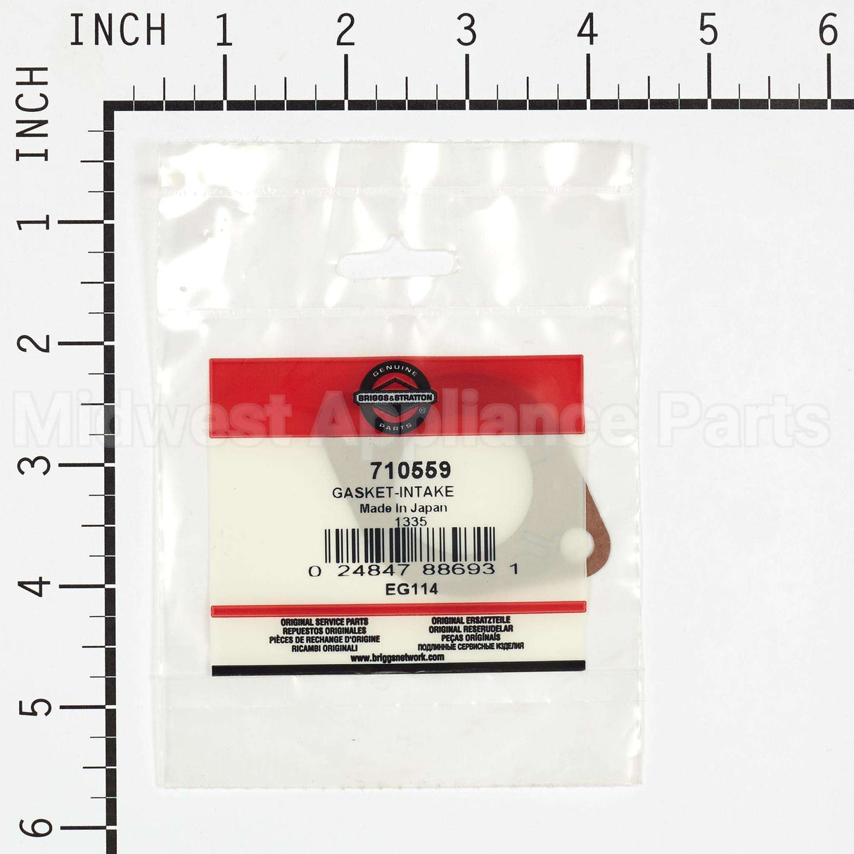 710559 Briggs & Stratton Gasket-Intake
