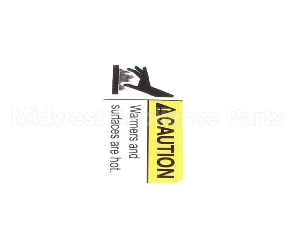 71509 Grindmaster Cecilware Decal,Caution Hot