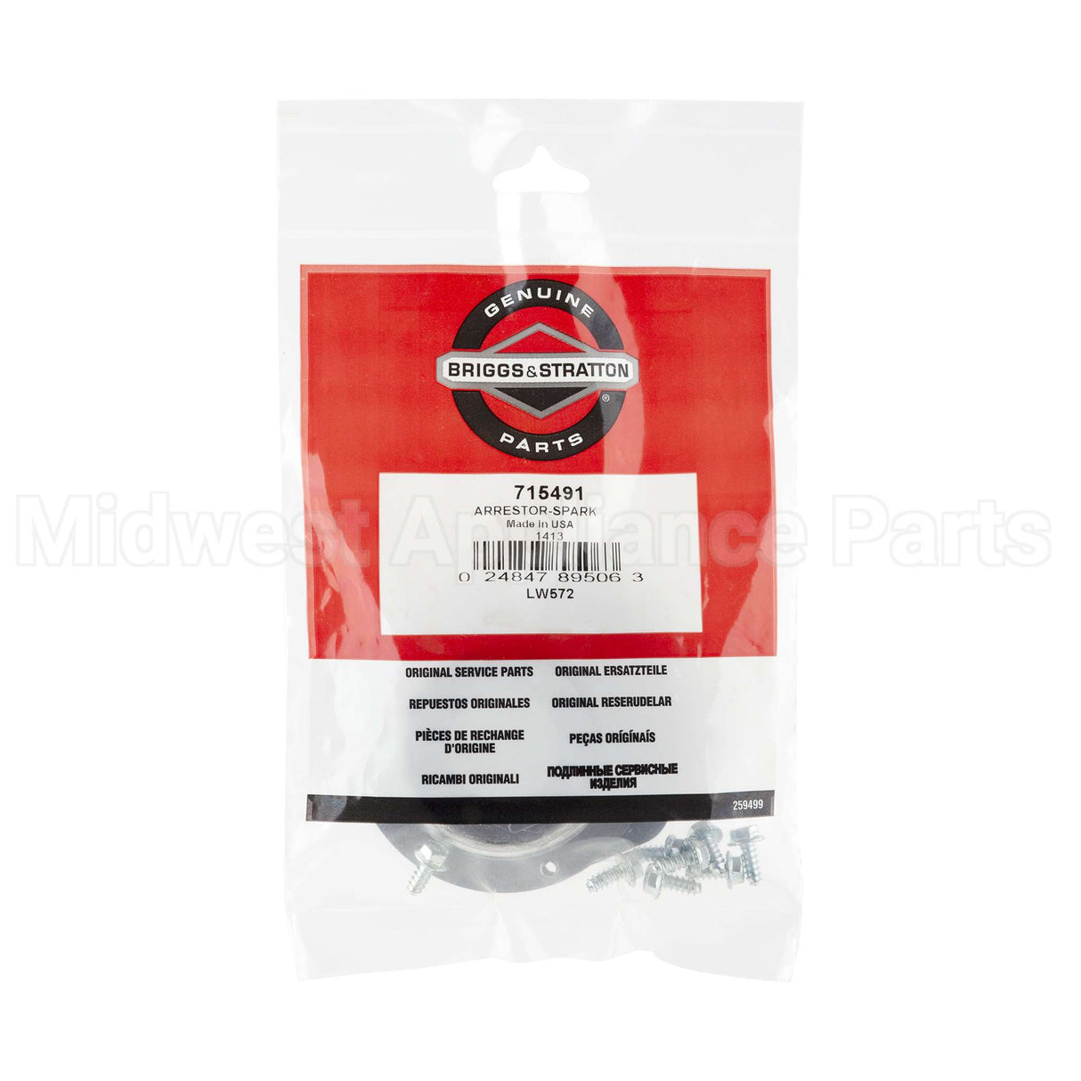 715491 Briggs & Stratton Arrestor Spark