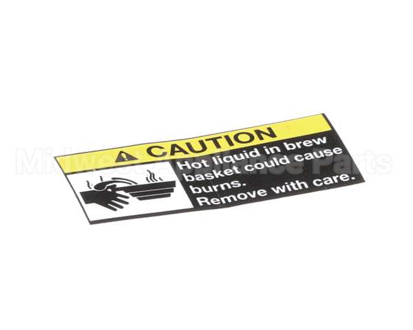 71949 Grindmaster Cecilware Decal, Caution Hot Liq(A)