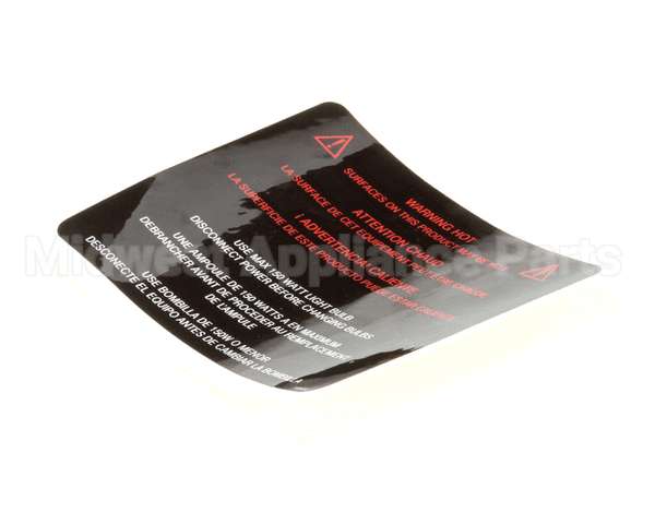 74063 Henny Penny Label-Hot Surf/150W Bulb Scr