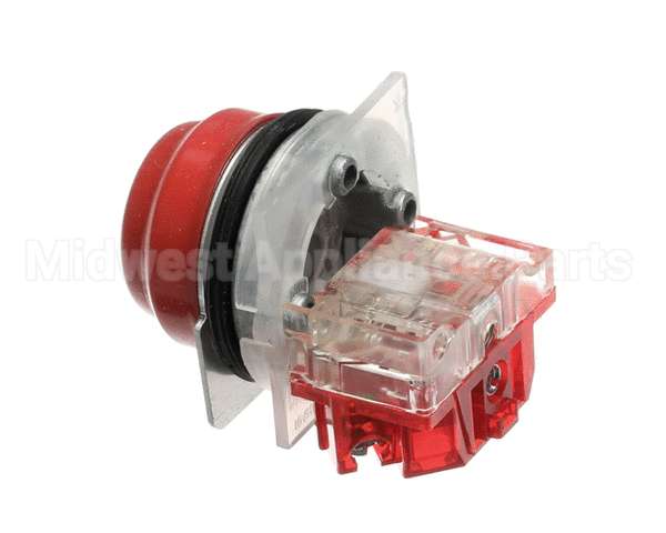75-470 Falcon Fabricators Stop Switch Assembly W/Boot Red