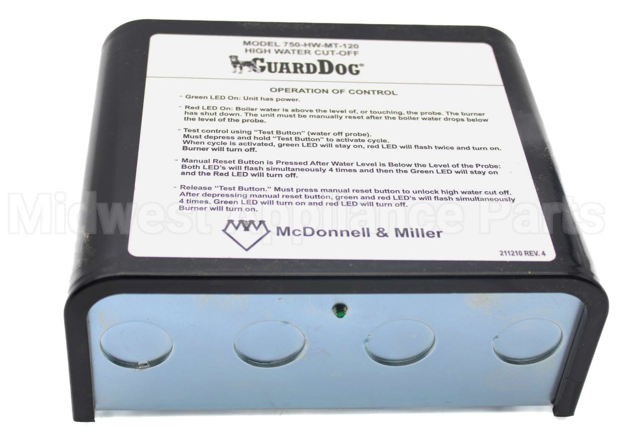 750-HW-MT-120 Xylem-Mcdonnell & Miller Electhwcow/Rst&Test #176236