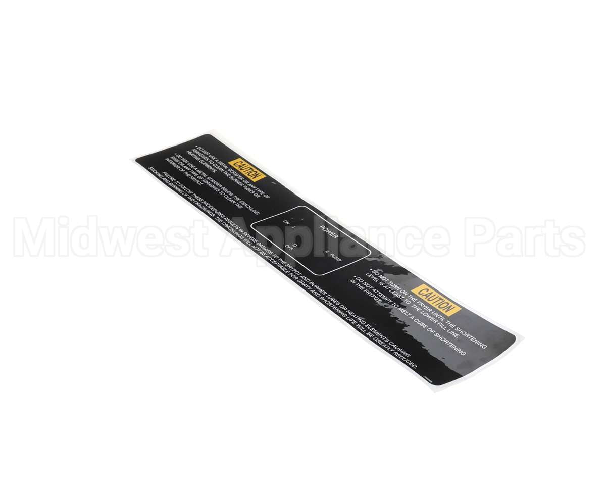 75696 Henny Penny Label-Power/Pump/Melt, Gm