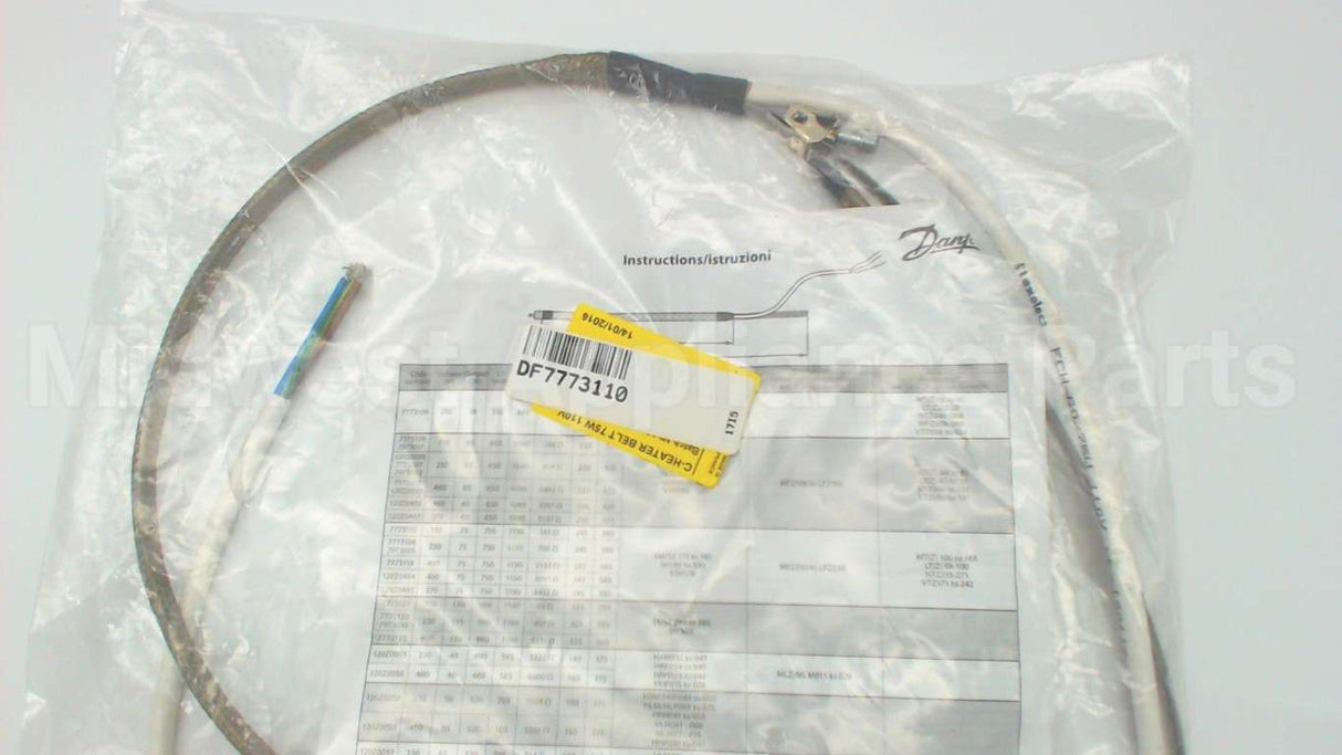 7773110 Danfoss C-Heater Belt 75W 110V