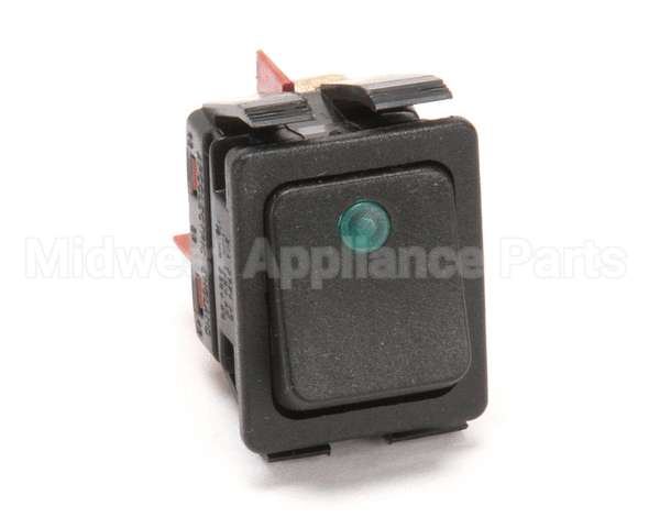 781870 Newco Switch,Black Rocker W/Grn