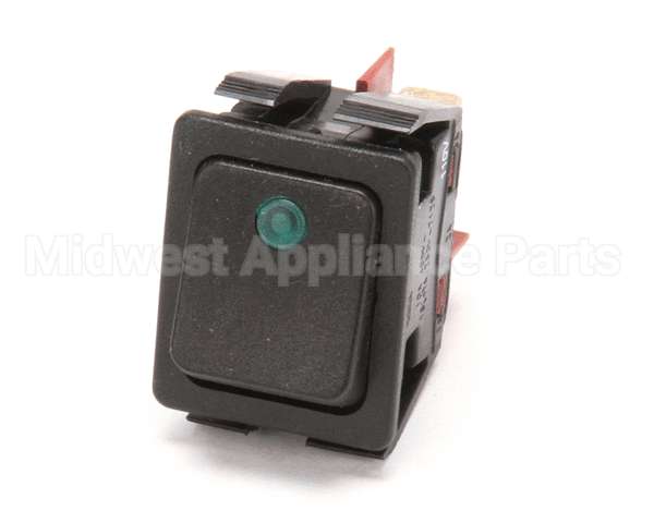 781870 Newco Switch,Black Rocker W/Grn