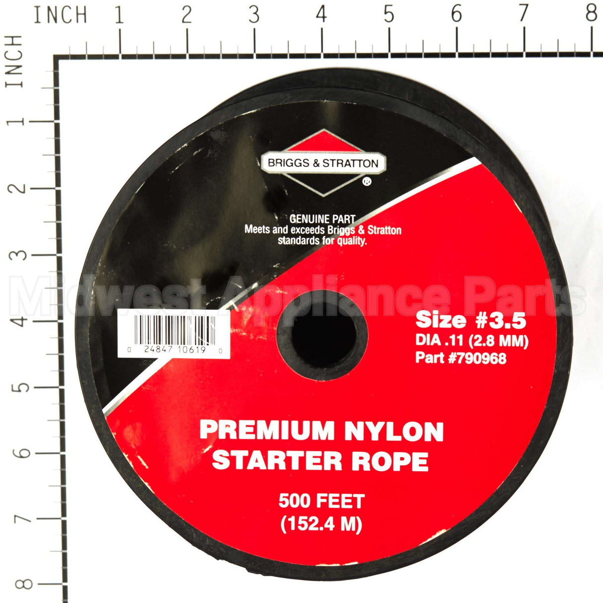 790968 Briggs & Stratton Rope Bulk #3.5 500Ft