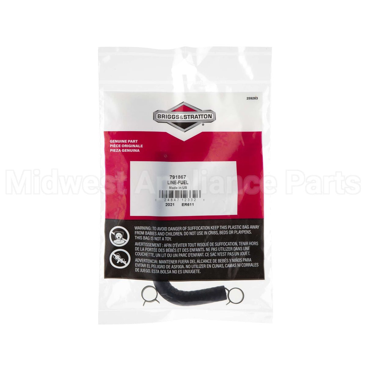 791867 Briggs & Stratton Line-Fuel