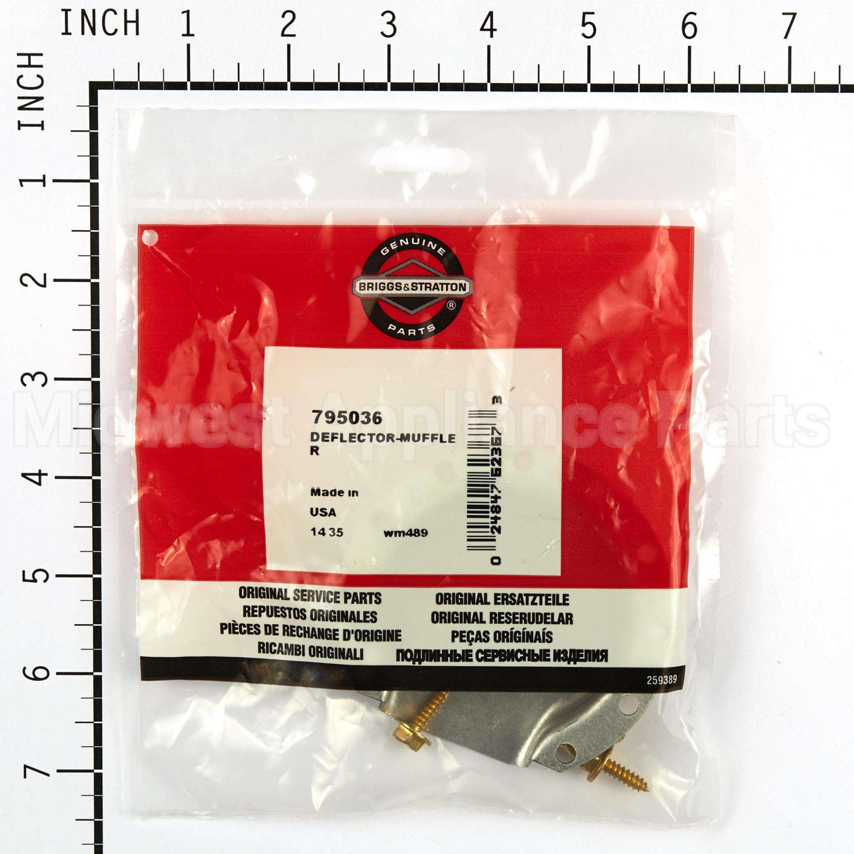 795036 Briggs & Stratton Deflector-Muffler
