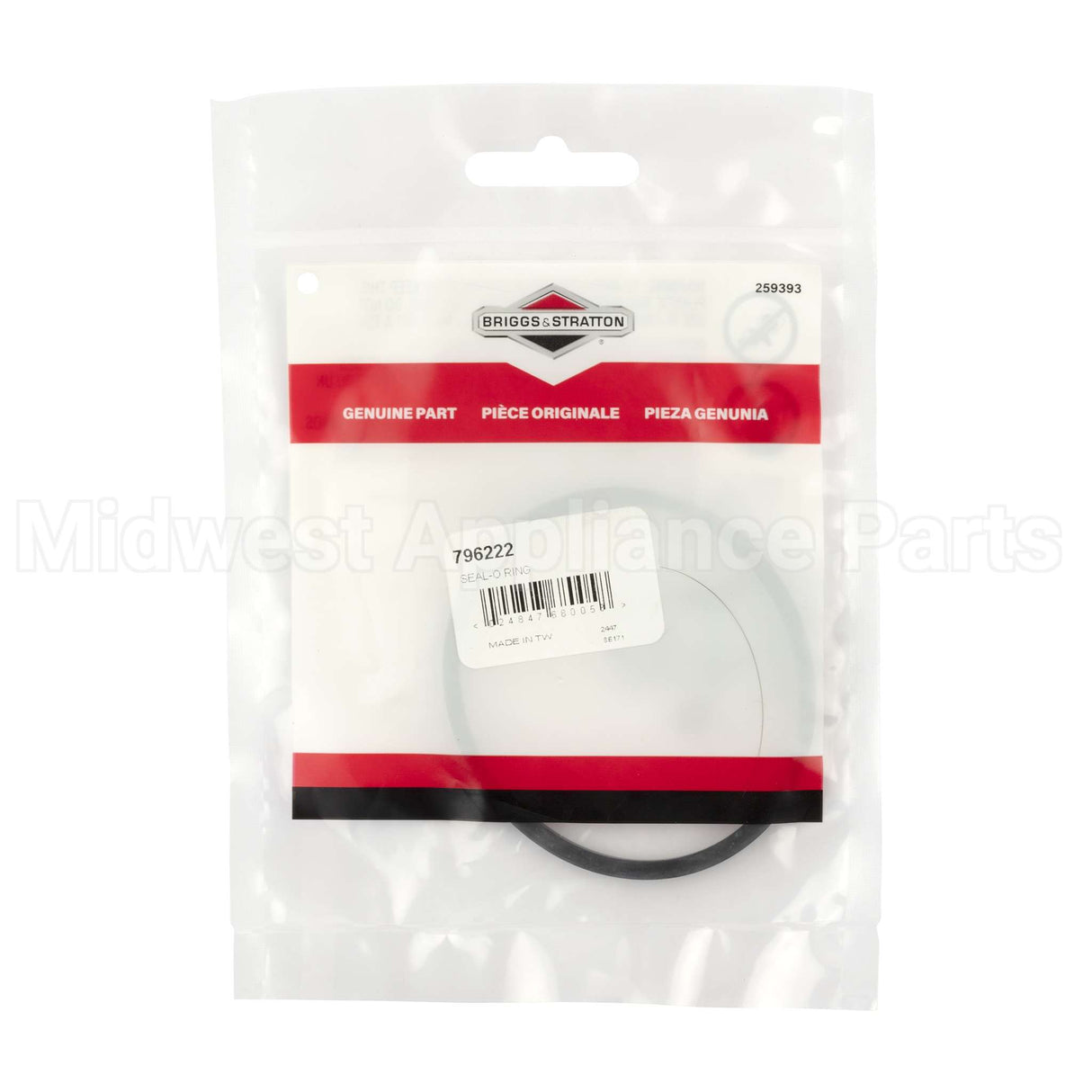 796222 Briggs & Stratton Seal-O Ring