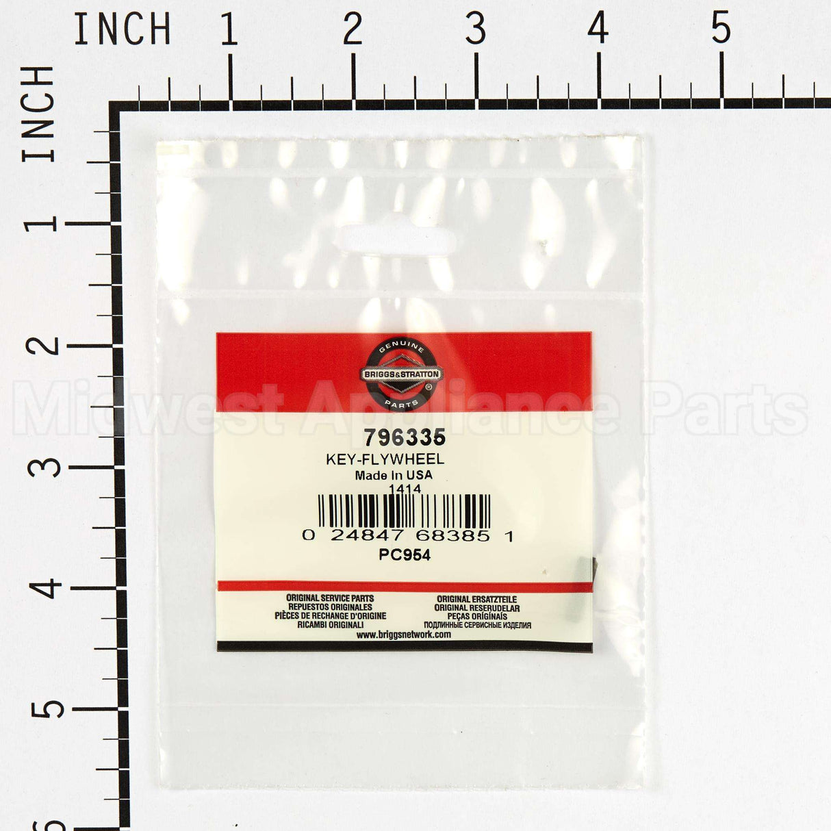 796335 Briggs & Stratton Key-Flywheel