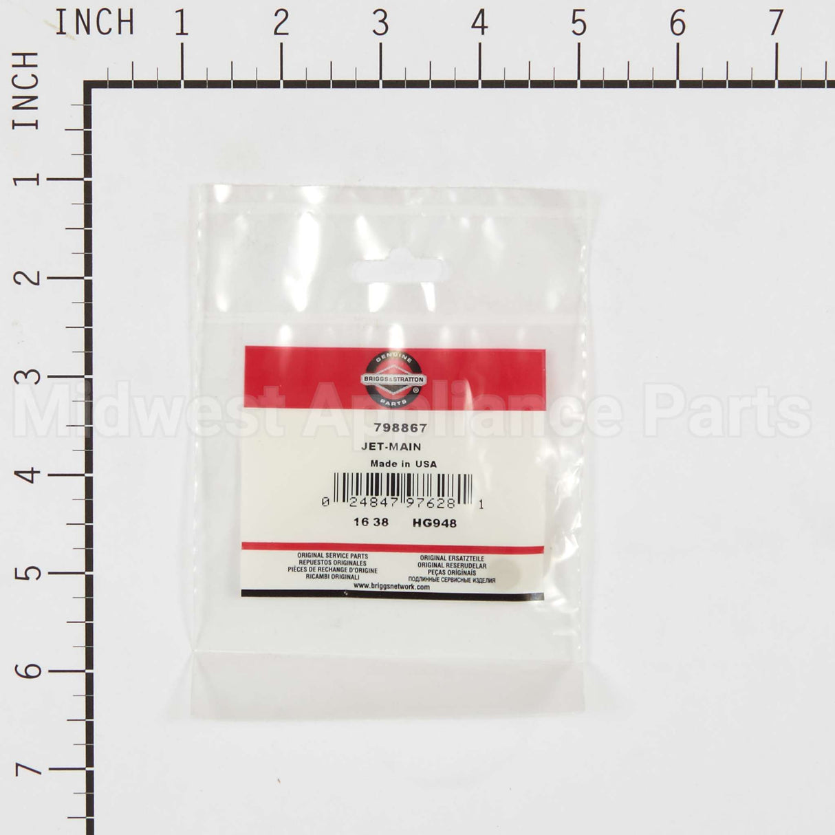798867 Briggs & Stratton Jet-Main