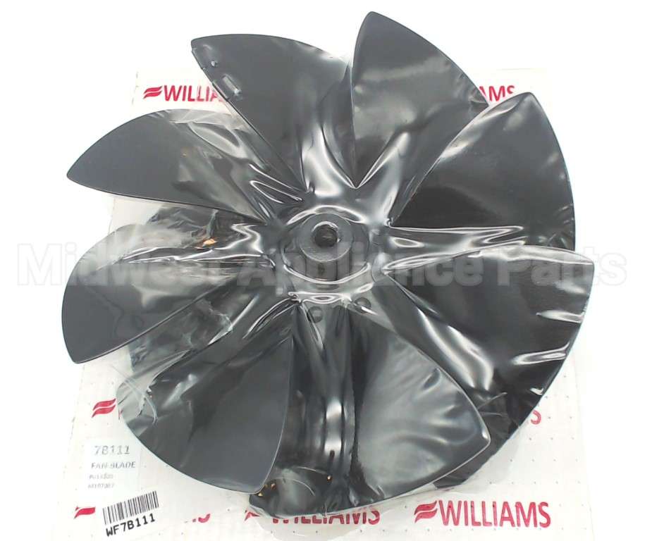 7B111 Williams Comfort Products 11 1/4"Dia 1/2"Bore Fan Blade