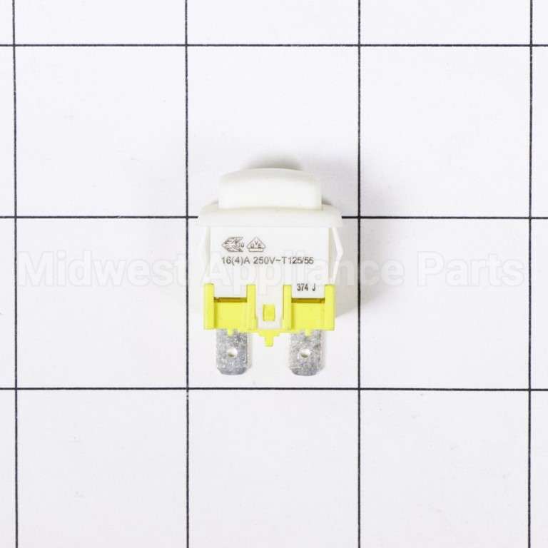 801434W Speed Queen Switch,Push Button Spst No,Wht