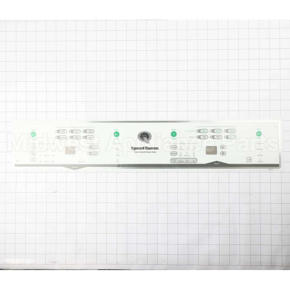 806121 Speed Queen Overlay,Control Swd Hec H2/H1-Sq E-Star