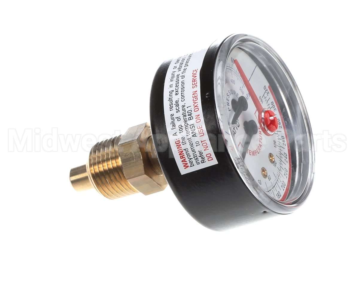 807000081 Rinnai T&P Gauge 1/4" Npt + Lock 1/2"