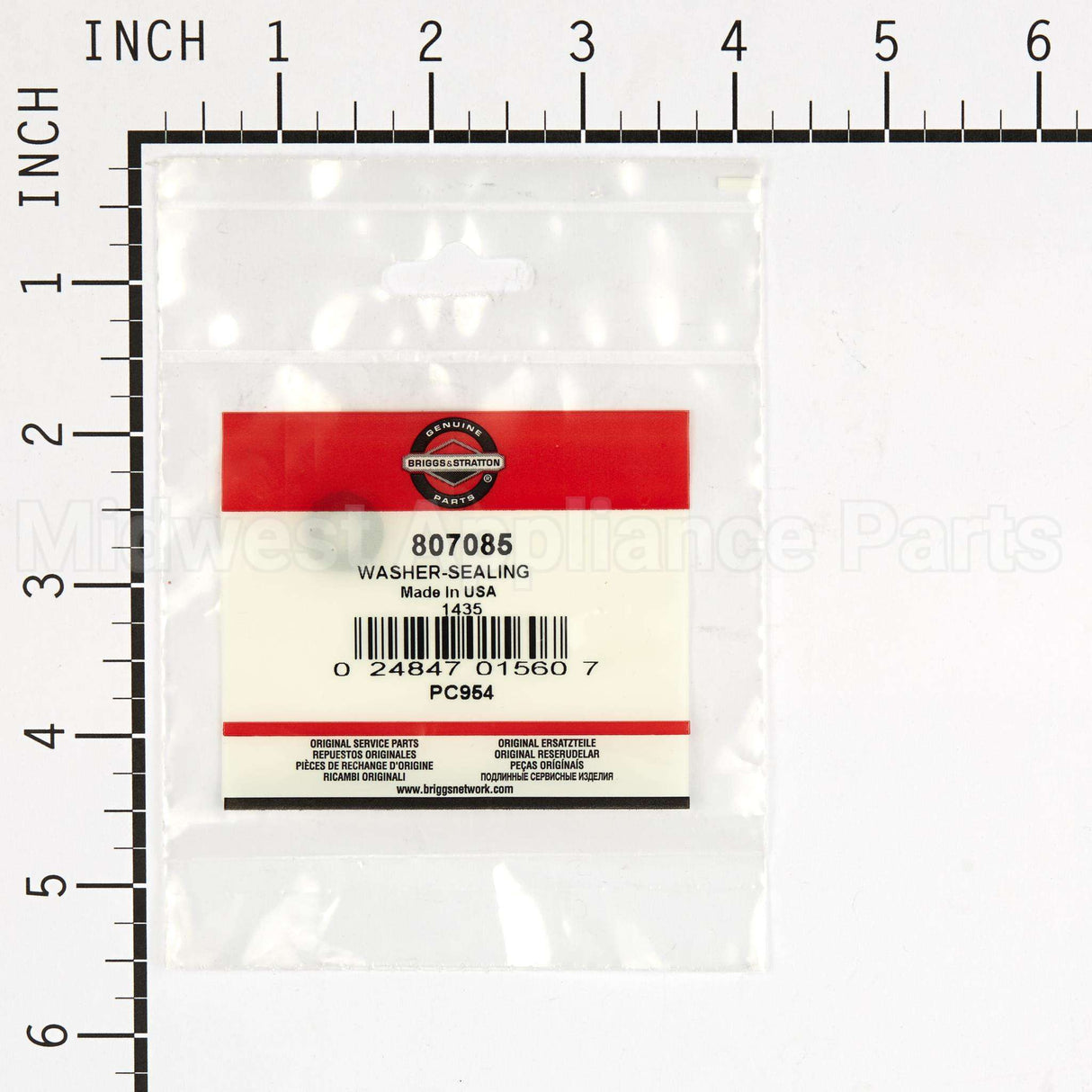 807085 Briggs & Stratton Washer-Sealing