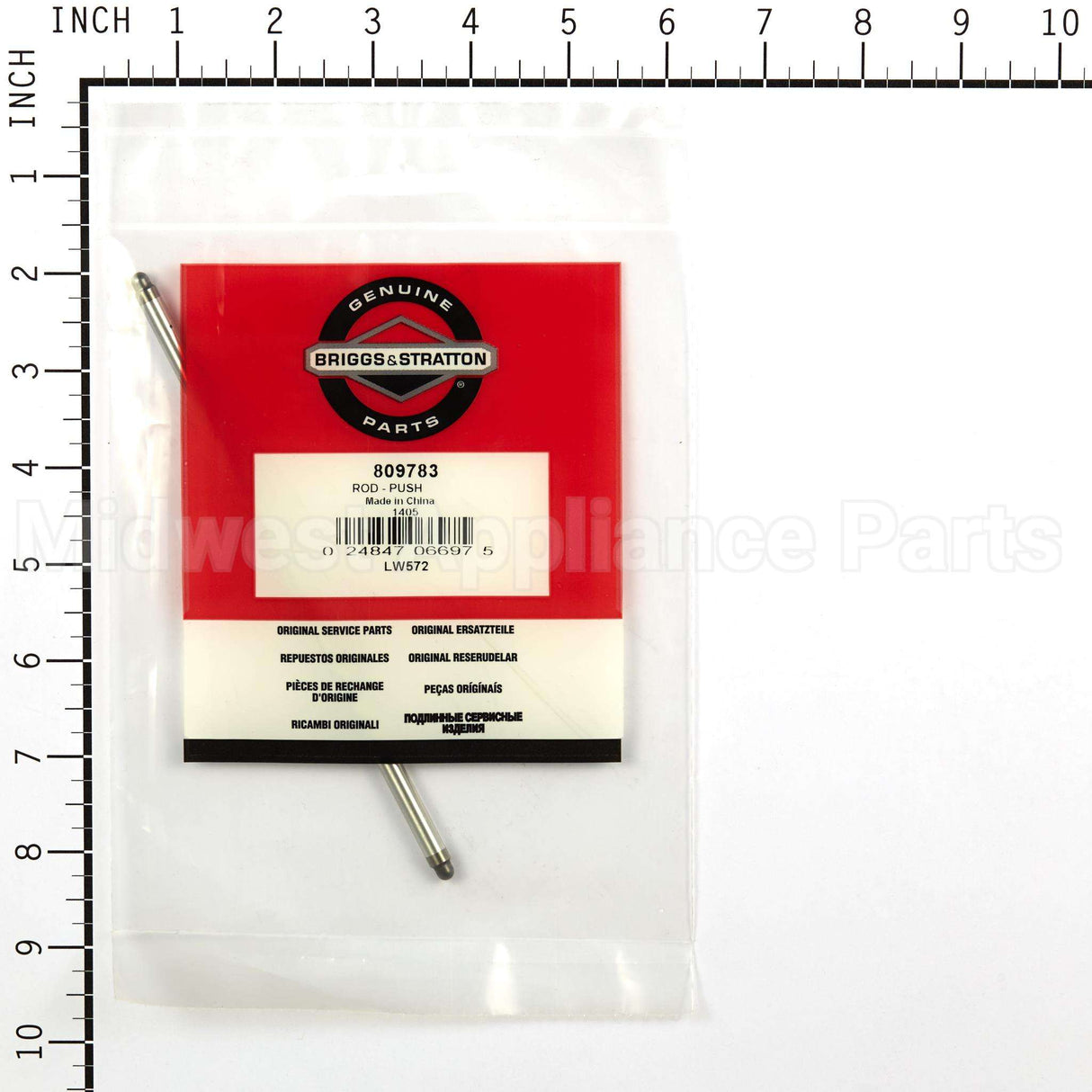 809783 Briggs & Stratton Rod - Push