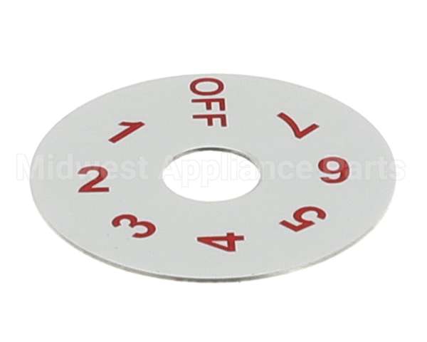 82-0141 Beverage Air Dial Plate - Thermostat
