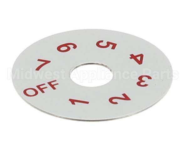 82-0141 Beverage Air Dial Plate - Thermostat