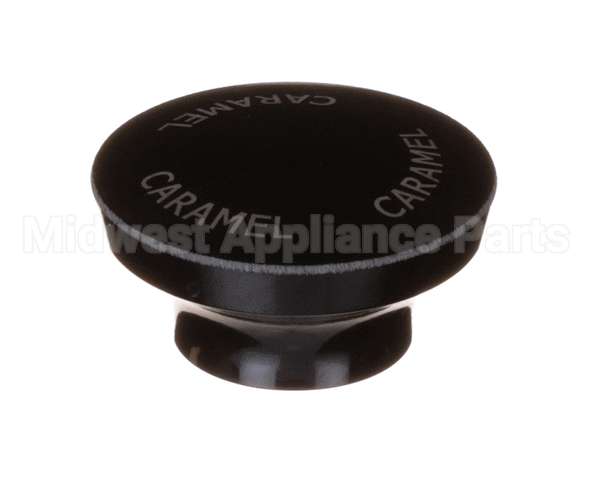 82023-024 Server Black Knob, Engraved Caramel