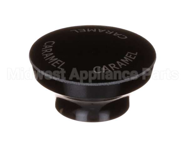 82023-024 Server Black Knob, Engraved Caramel