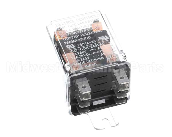 83106 Grindmaster Cecilware Relay, 30Amp 240Vac Coil Dpdt