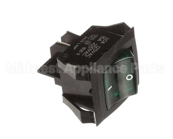 83554 Perfect Fry Switch, Rocker 250Vac Green