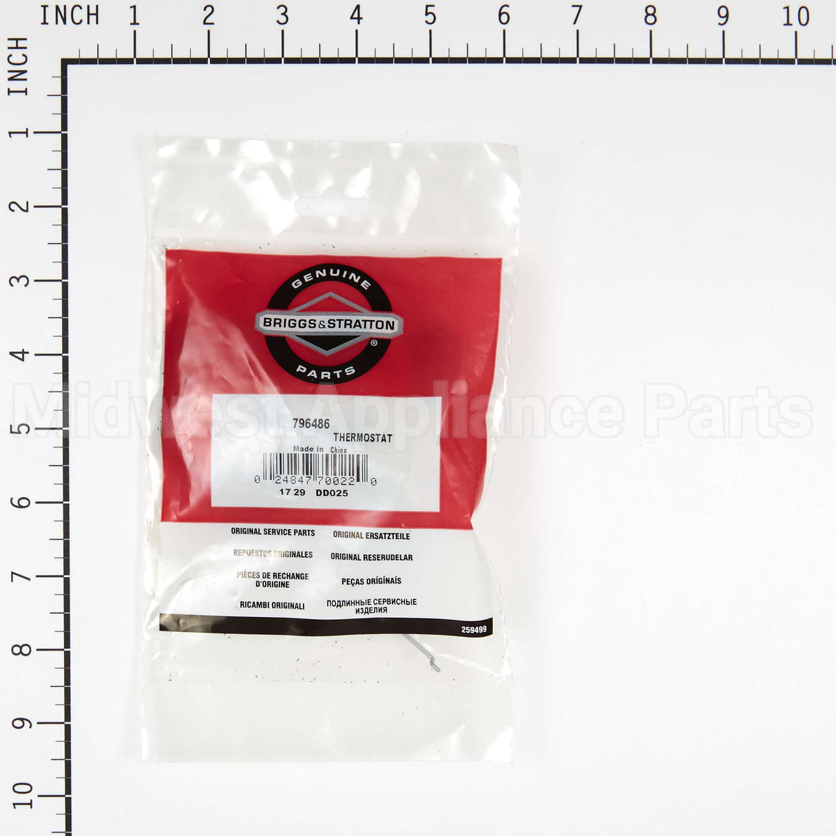 84006193 Briggs & Stratton Thermostat