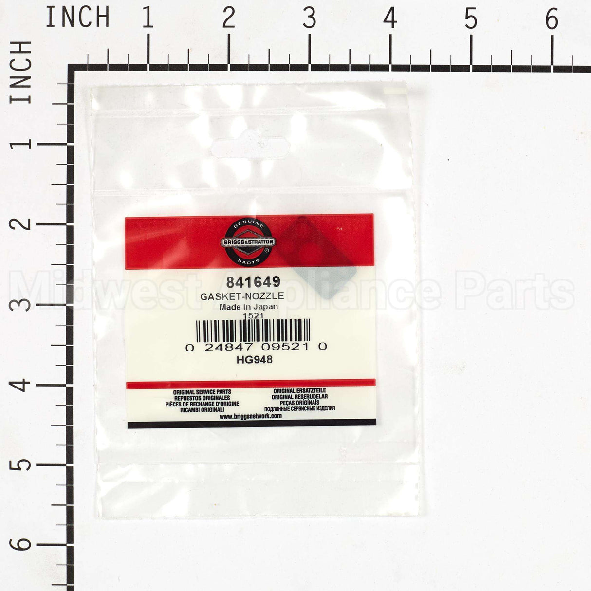 841649 Briggs & Stratton Gasket-Nozzle