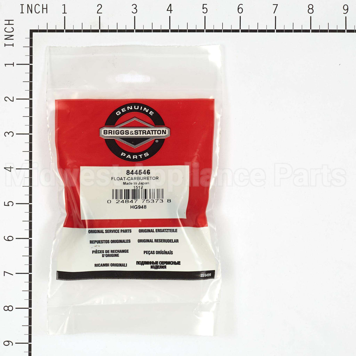 844546 Briggs & Stratton Float-Carburetor
