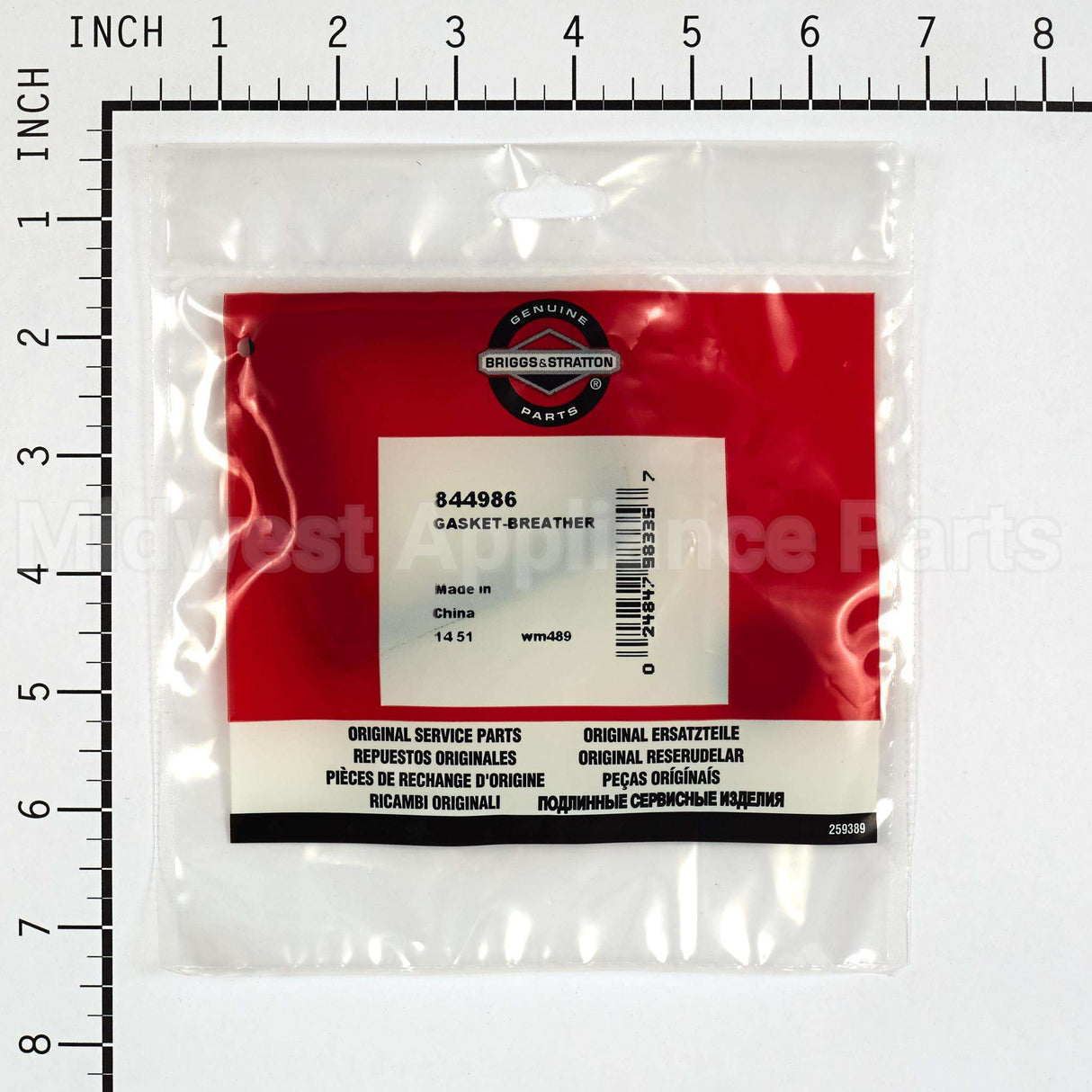 844986 Briggs & Stratton Gasket-Breather